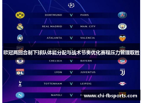 欧冠两回合制下球队体能分配与战术节奏优化赛程压力管理取胜 欧冠两回合制下球队体能分配与战术节奏优化赛程压力管理取胜